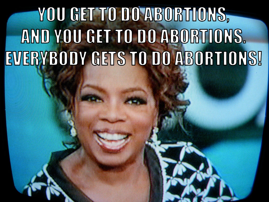 Oprah meme about New York abortion law