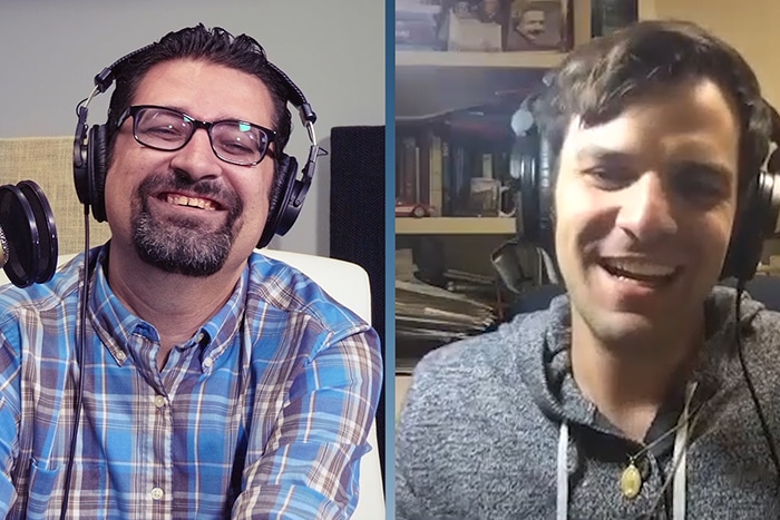 Josh Brahm and Josh Harris discussing humor in the pro-life movement