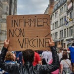 Covid vaccine protest