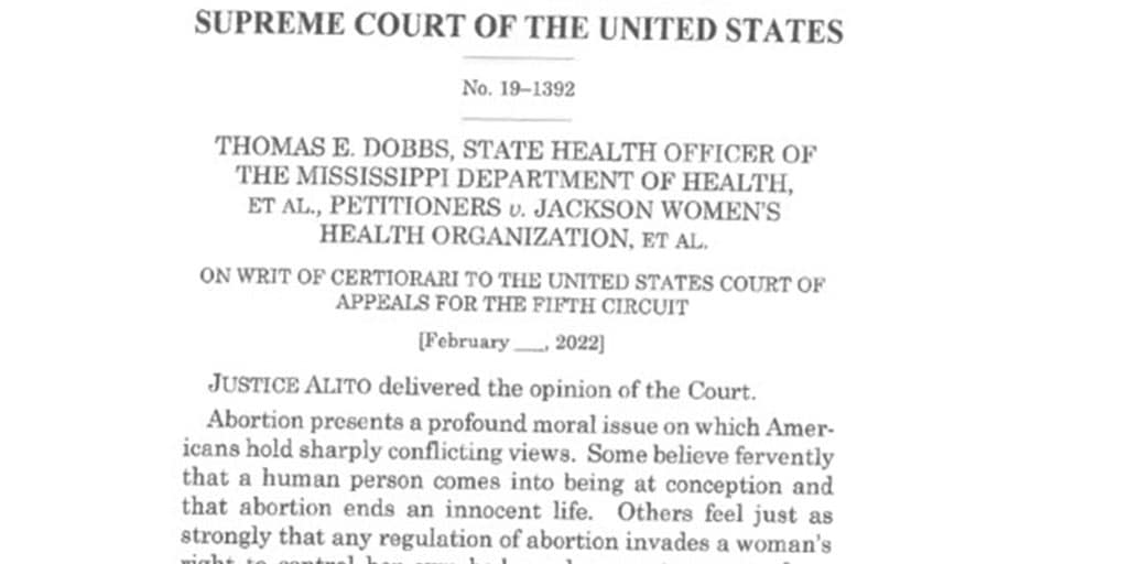 Supreme Court Roe V Wade decision